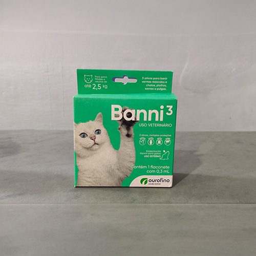 Banni 3 – para gatos até 2,5kg