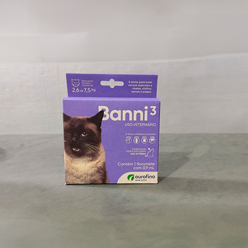 Banni 3 – para gatos de 2,6 a 7,5kg